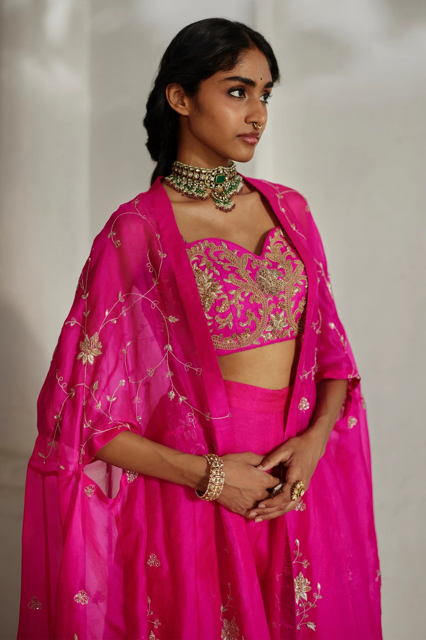 ARI CAPE PALAZZO SET