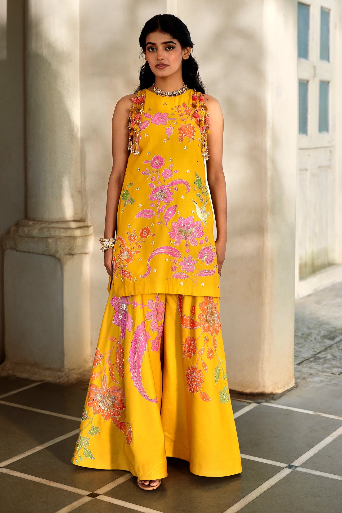 HALO KURTI SET – HONEY