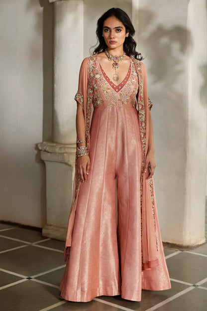 MIRA CAPE JUMPSUIT SET