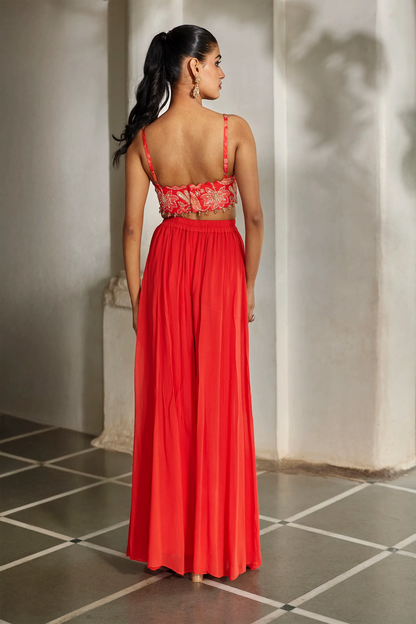 NUNU JACKET PALAZZO SET