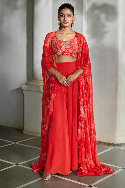 NUNU JACKET PALAZZO SET