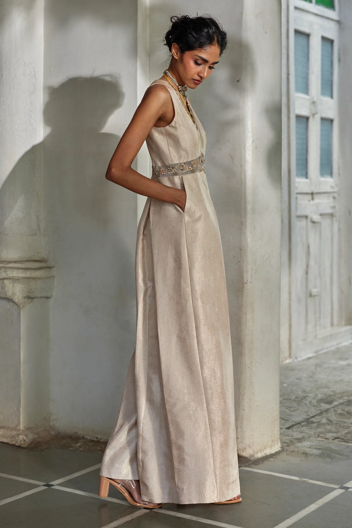 SERA CAPE JUMPSUIT SET