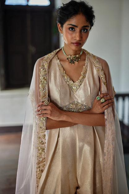 SERA CAPE JUMPSUIT SET