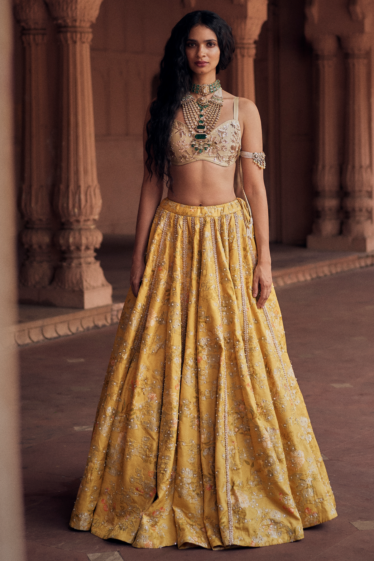 RUBY LEHENGA SET