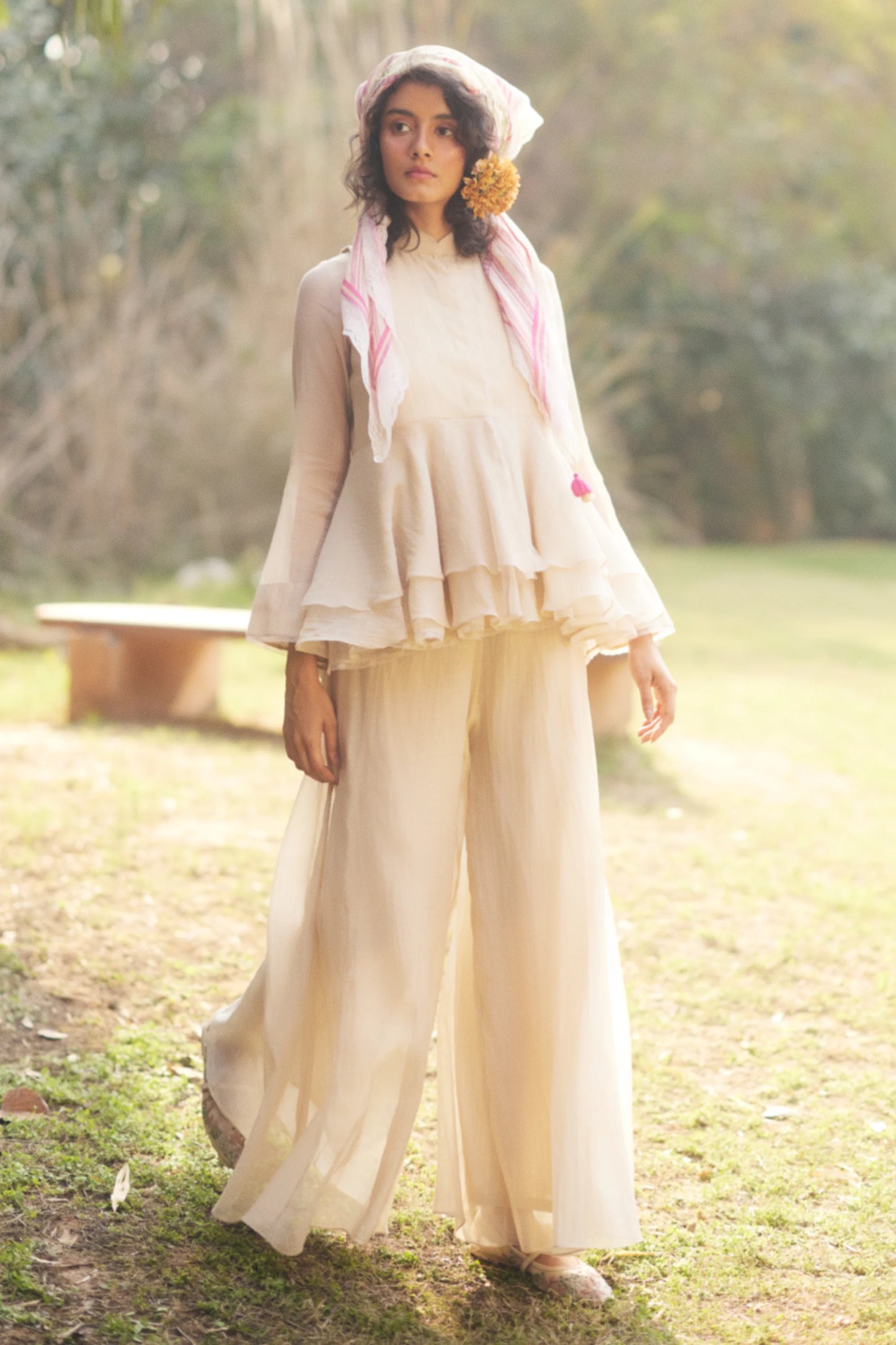 AMANI PEPLUM SET