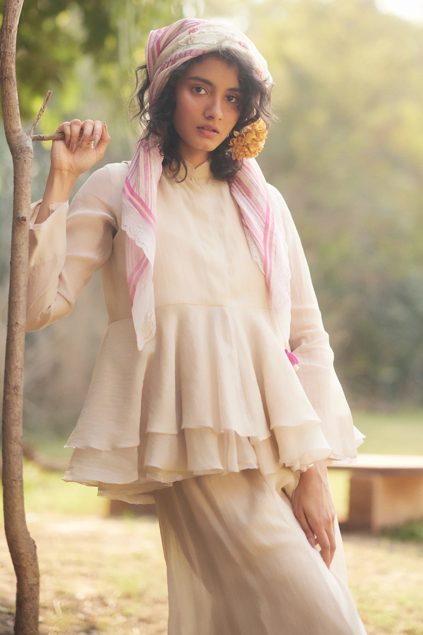 AMANI PEPLUM SET