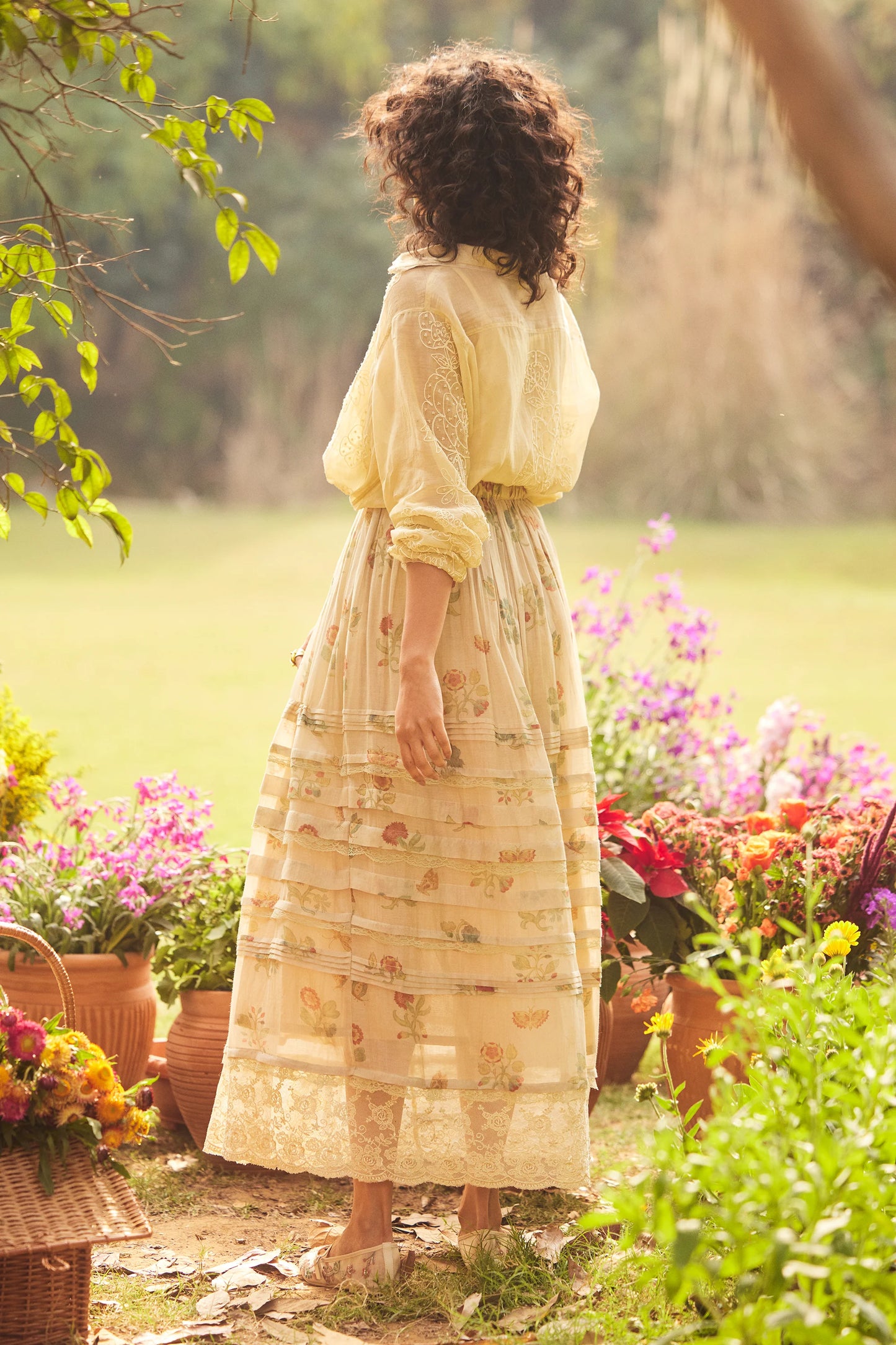 CASSANDRA SKIRT SET – IVORY