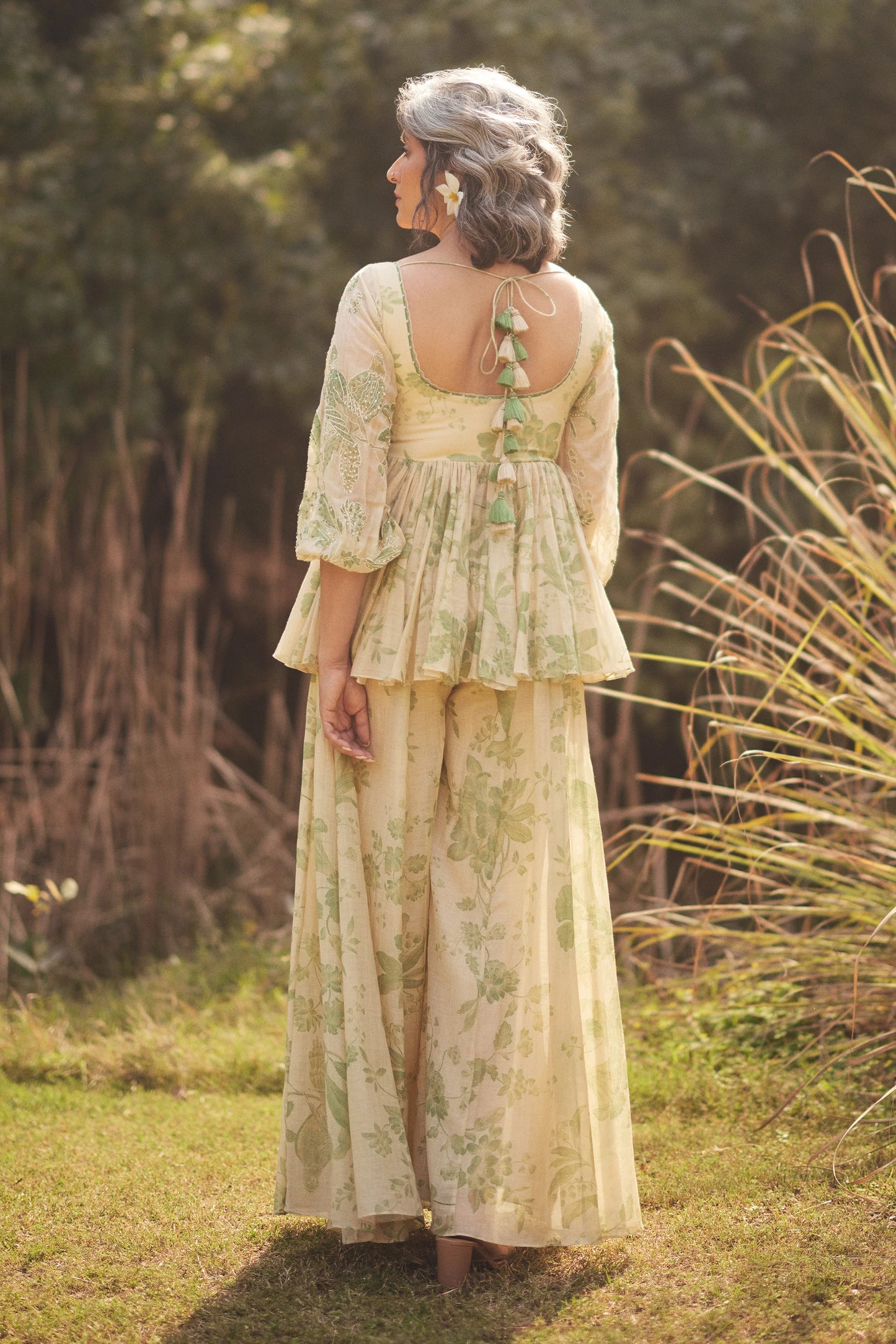 CEDAR PEPLUM SET