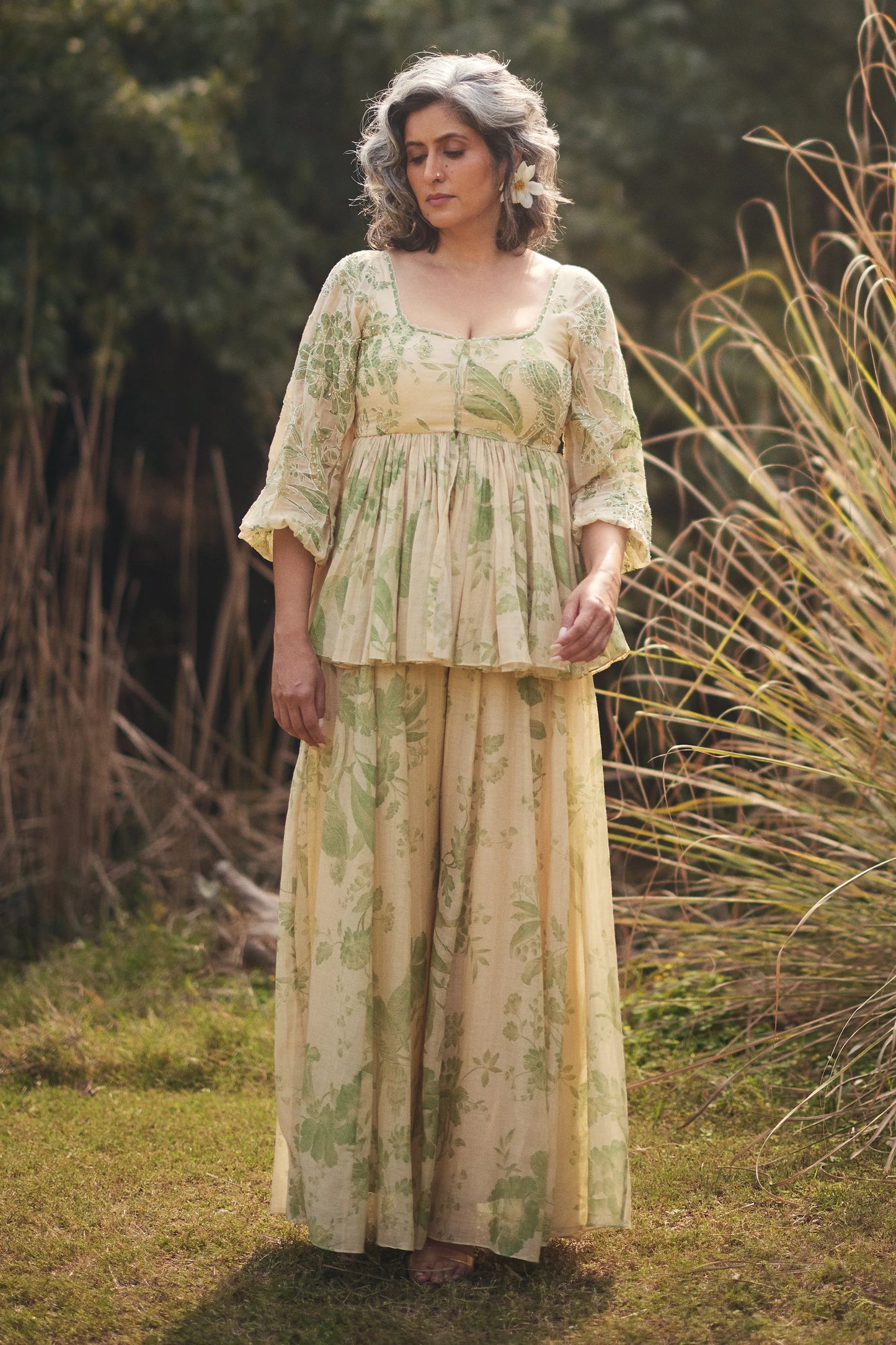 CEDAR PEPLUM SET