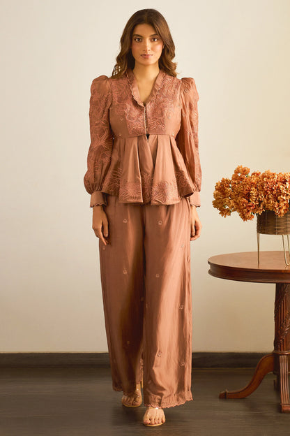 DOVE PEPLUM SET