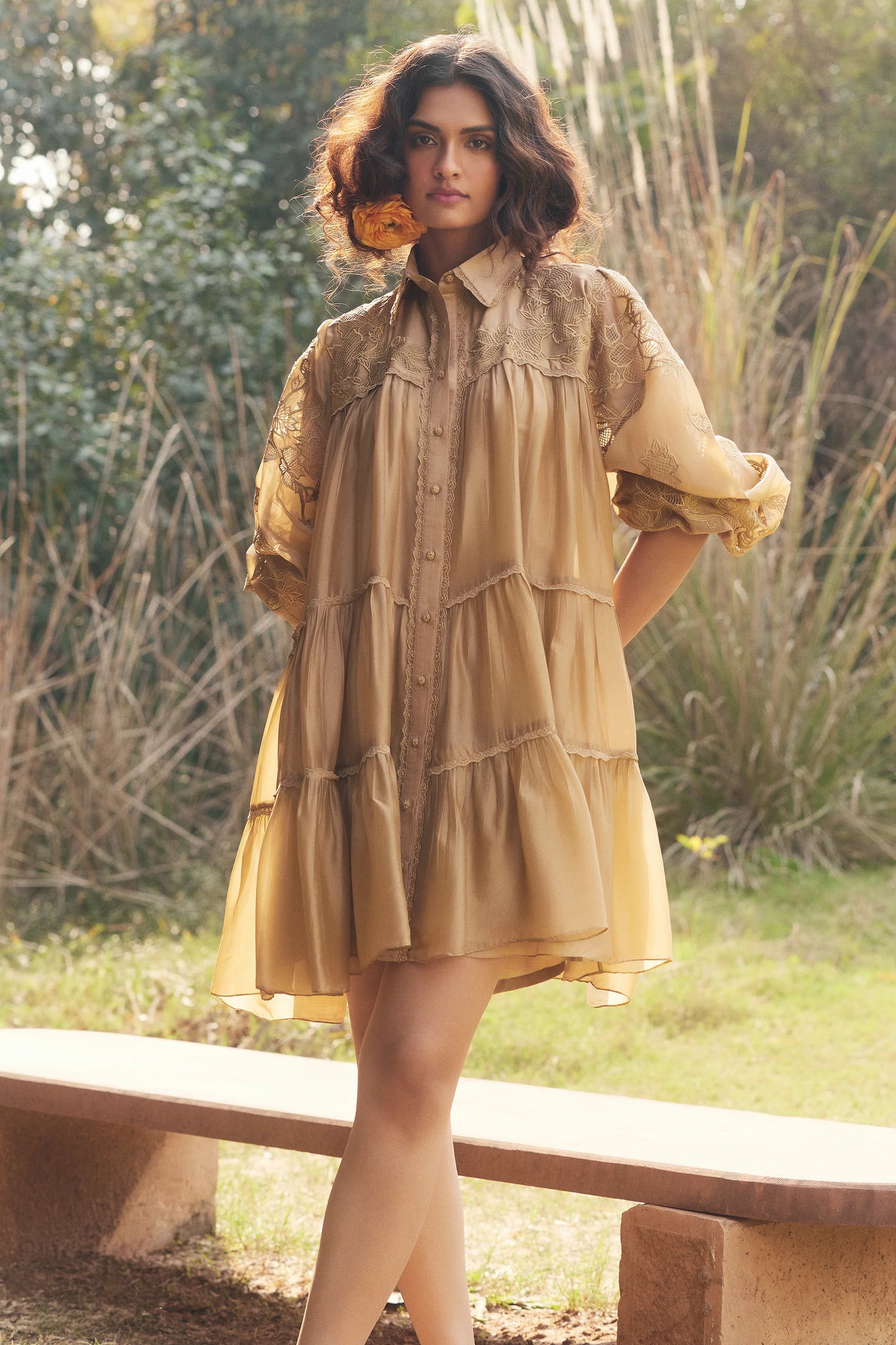LANA DRESS – BEIGE