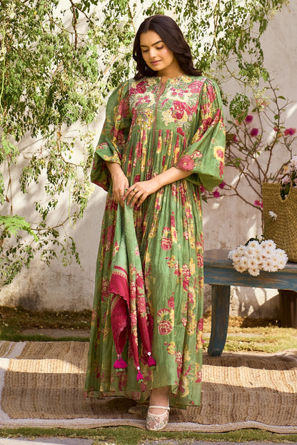 LUCY MAXI SET – AVOCADO GREEN