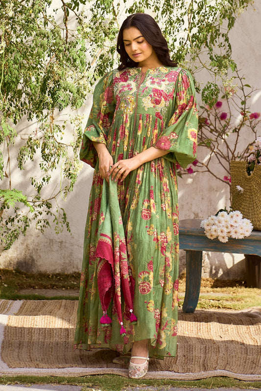 LUCY MAXI SET – AVOCADO GREEN