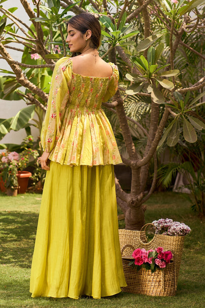 MAHIRA PEPLUM SET