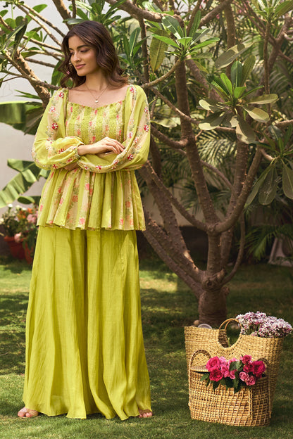 MAHIRA PEPLUM SET