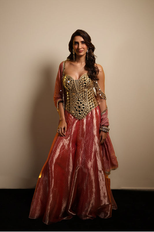 Pragya Kapoor in Twilight Gleam Sharara Set