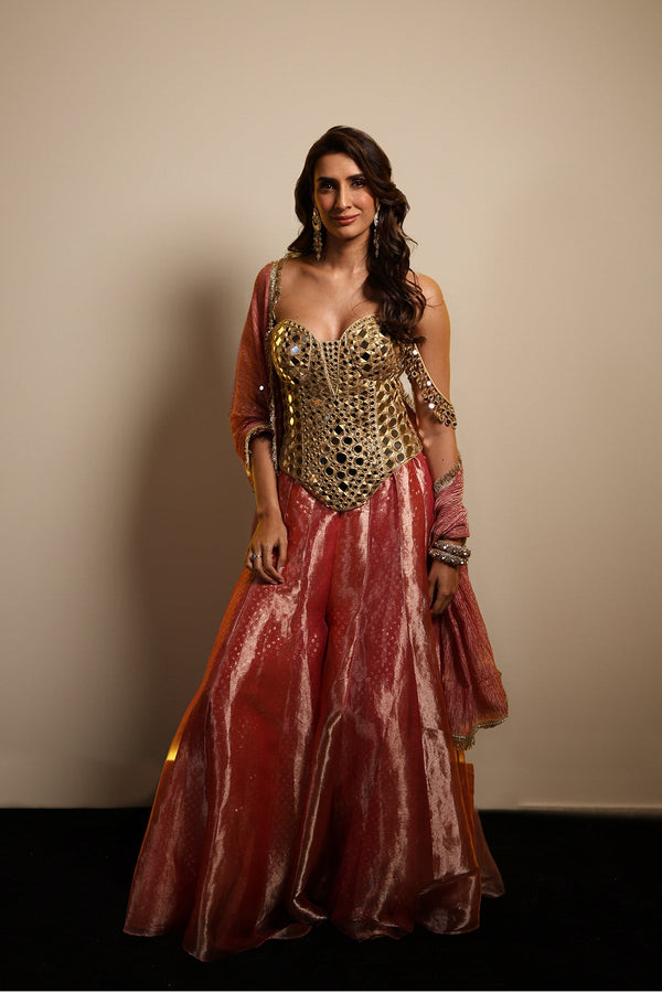 Pragya Kapoor in Twilight Gleam Sharara Set
