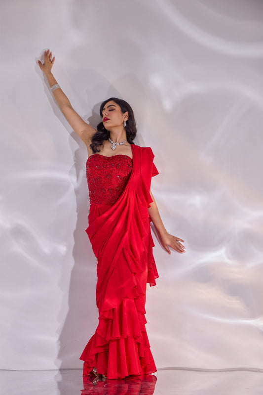 Scarlett Saree Set