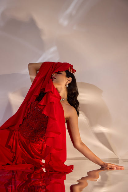 Scarlett Saree Set