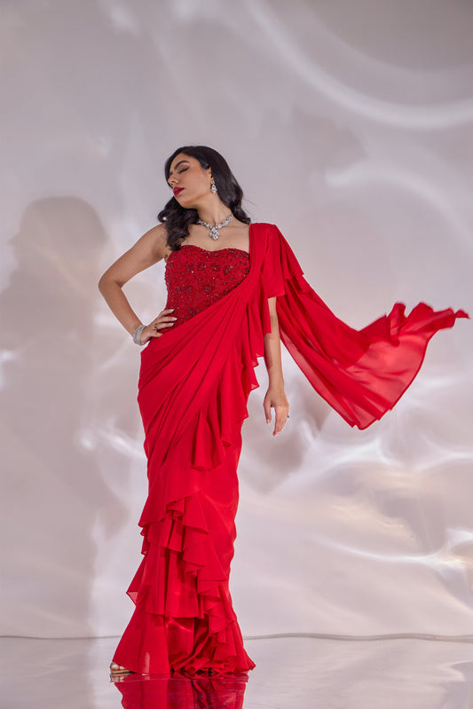 Scarlett Saree Set