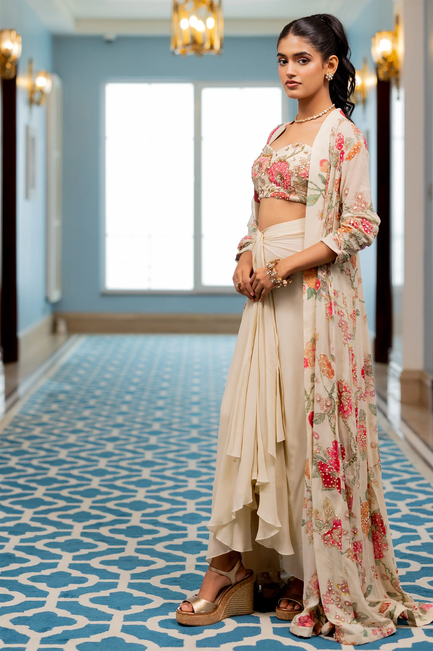 HALIMA JACKET SET – OFF WHITE