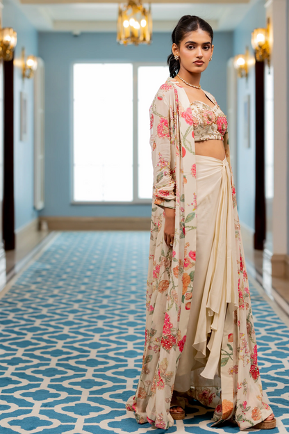 HALIMA JACKET SET – OFF WHITE