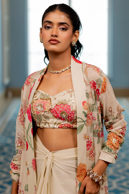 HALIMA JACKET SET – OFF WHITE