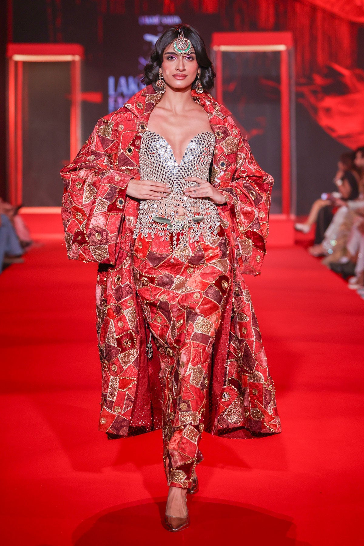 Vilasini Jacket and Skirt Set