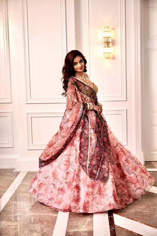 Kusha Lehenga Set