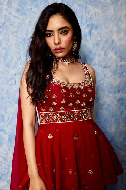 Aaisha Sharara Set