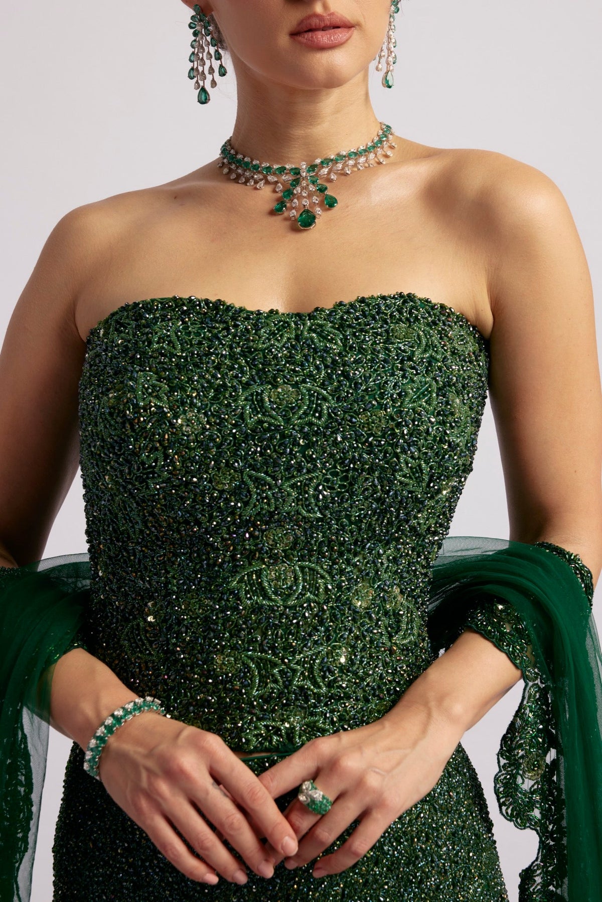 EMERALD GREEN FISHCUT