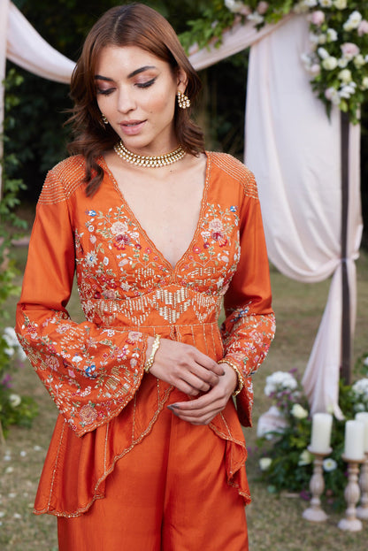 Sona peplum set