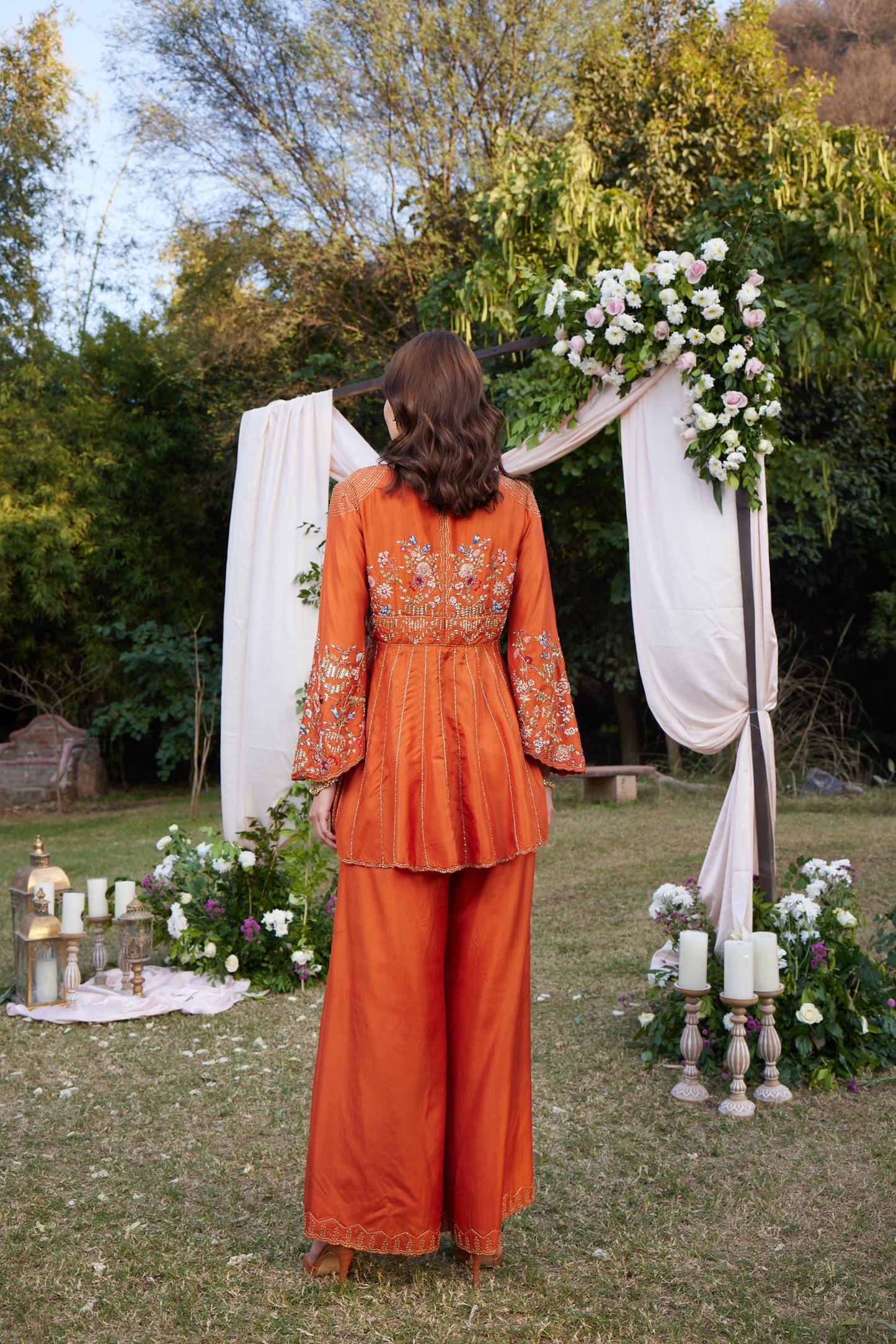 Sona peplum set