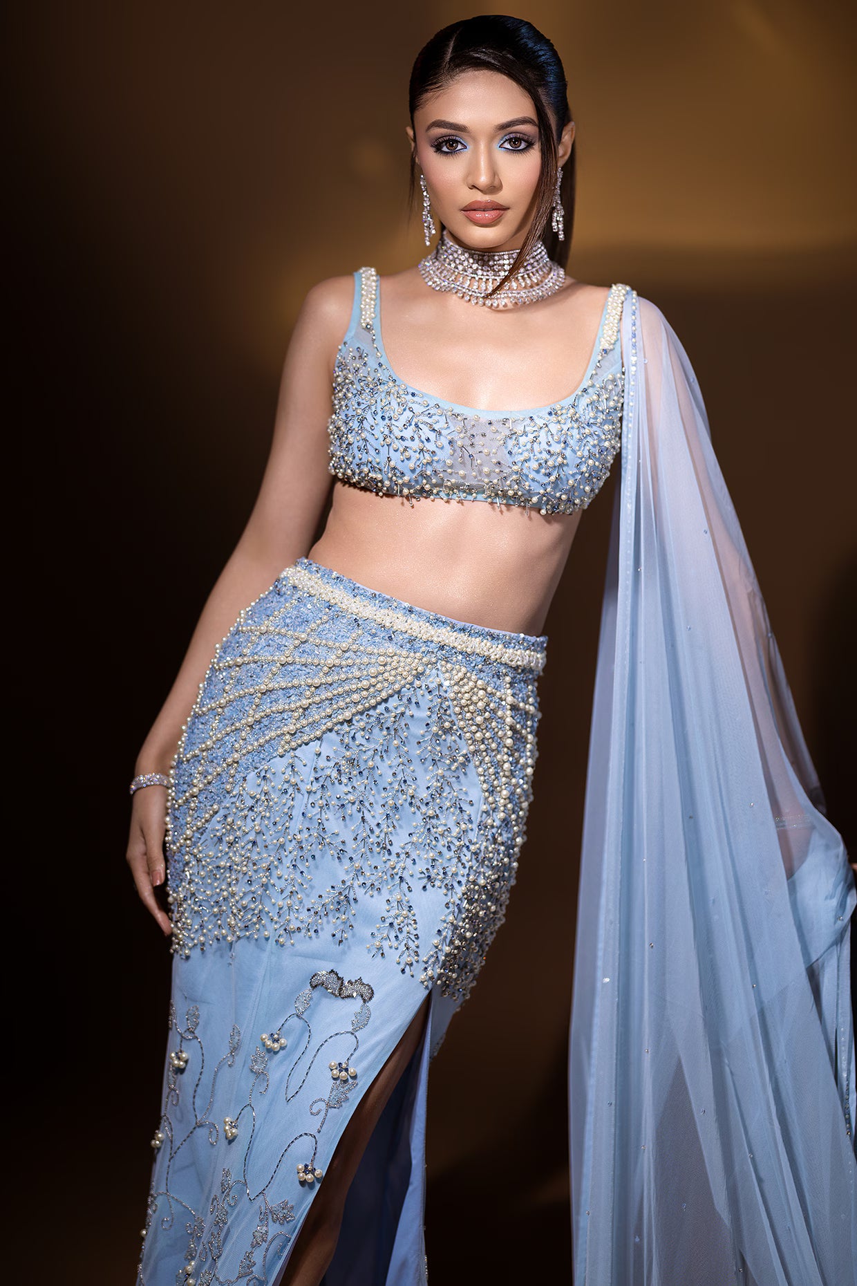 SEA SPRAY MERMAID LEHENGA