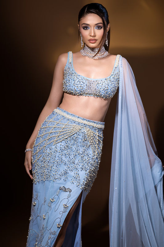 SEA SPRAY MERMAID LEHENGA