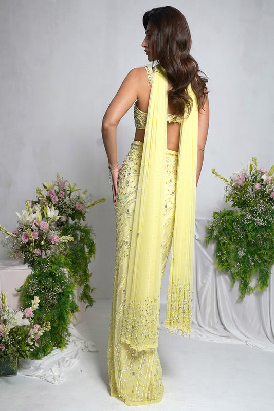 BUTTER YELLOW LEHENGA