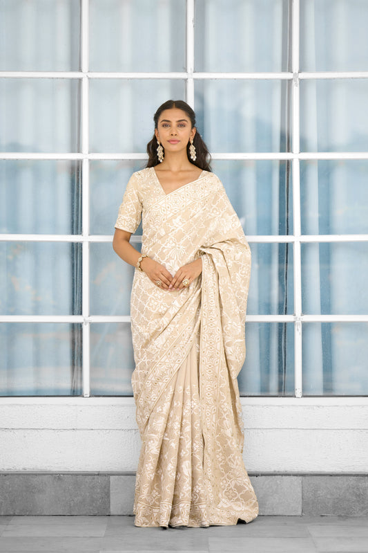 Honey Drop Women wear saree blouse set