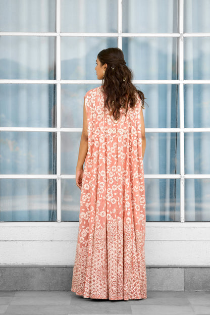 Petal Dust Women wear Cape Dhoti set