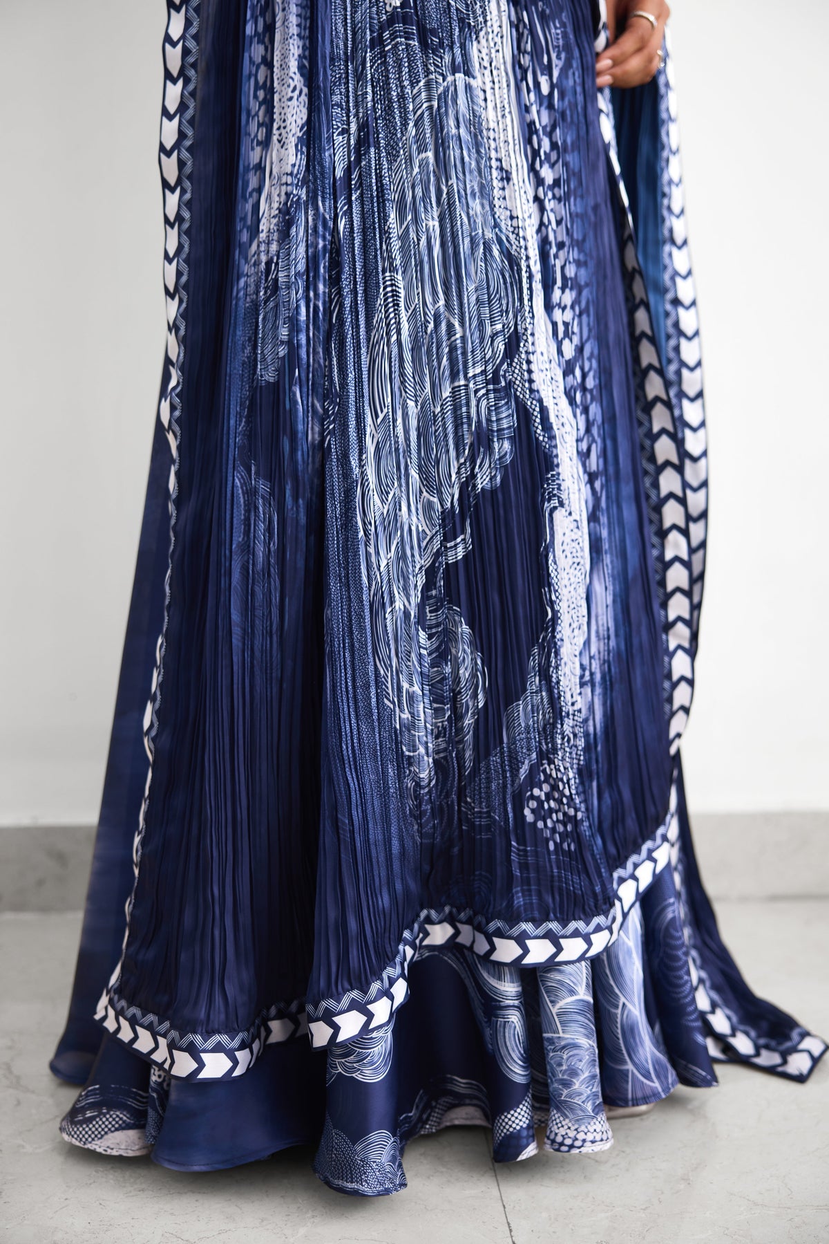 Swirl Print Women wear Printed Lehenga set