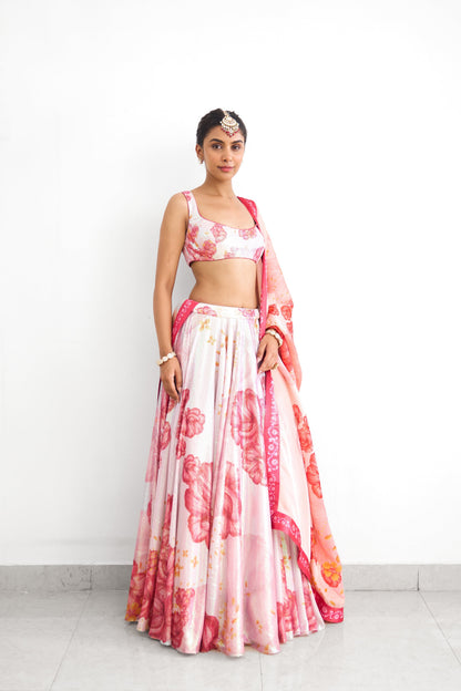 Blush Bloom Women wear Sequence Lehenga set