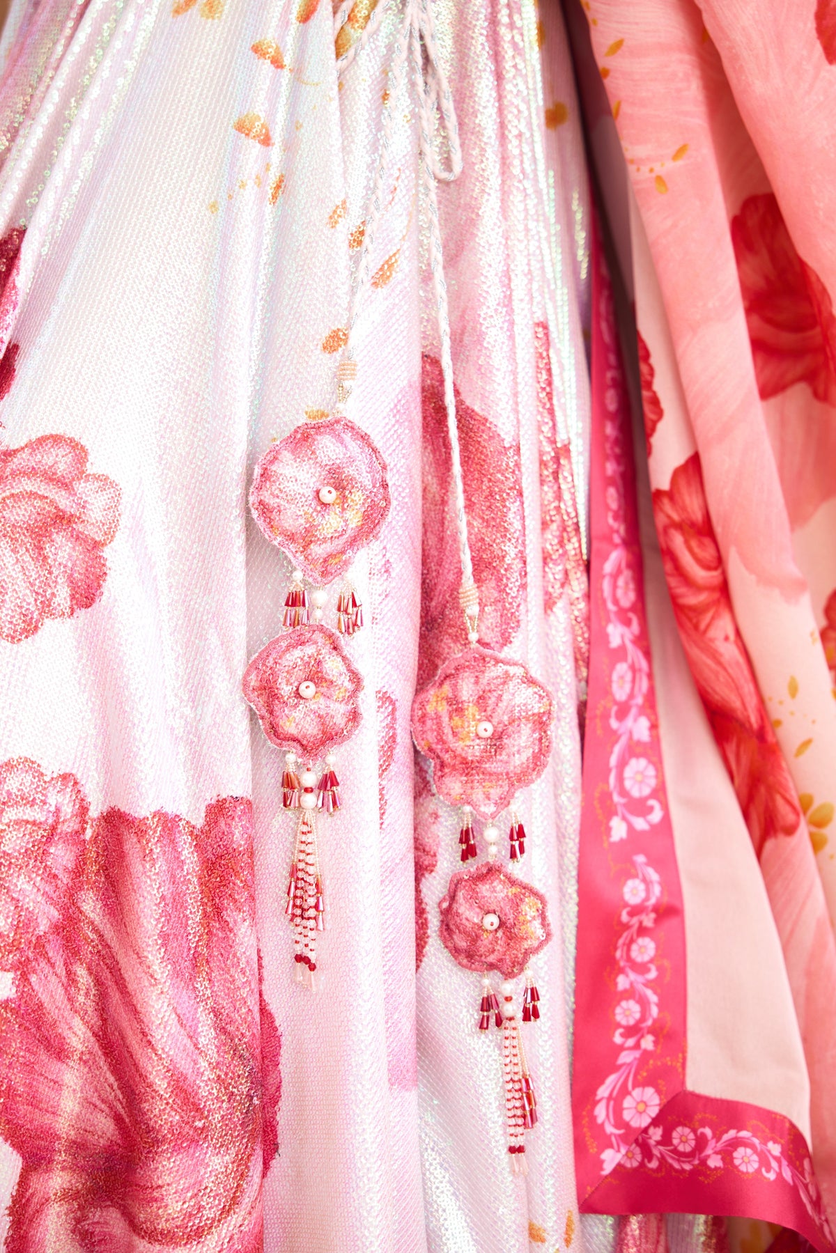 Blush Bloom Women wear Sequence Lehenga set
