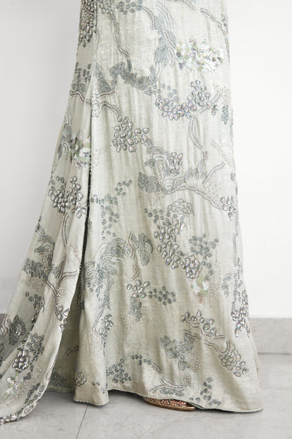 Sea Breeze Women wear Embellished Floor Length gown