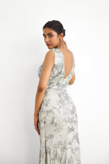 Sea Breeze Women wear Embellished Floor Length gown