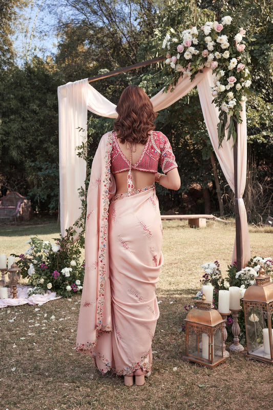 Rani Pink Saree