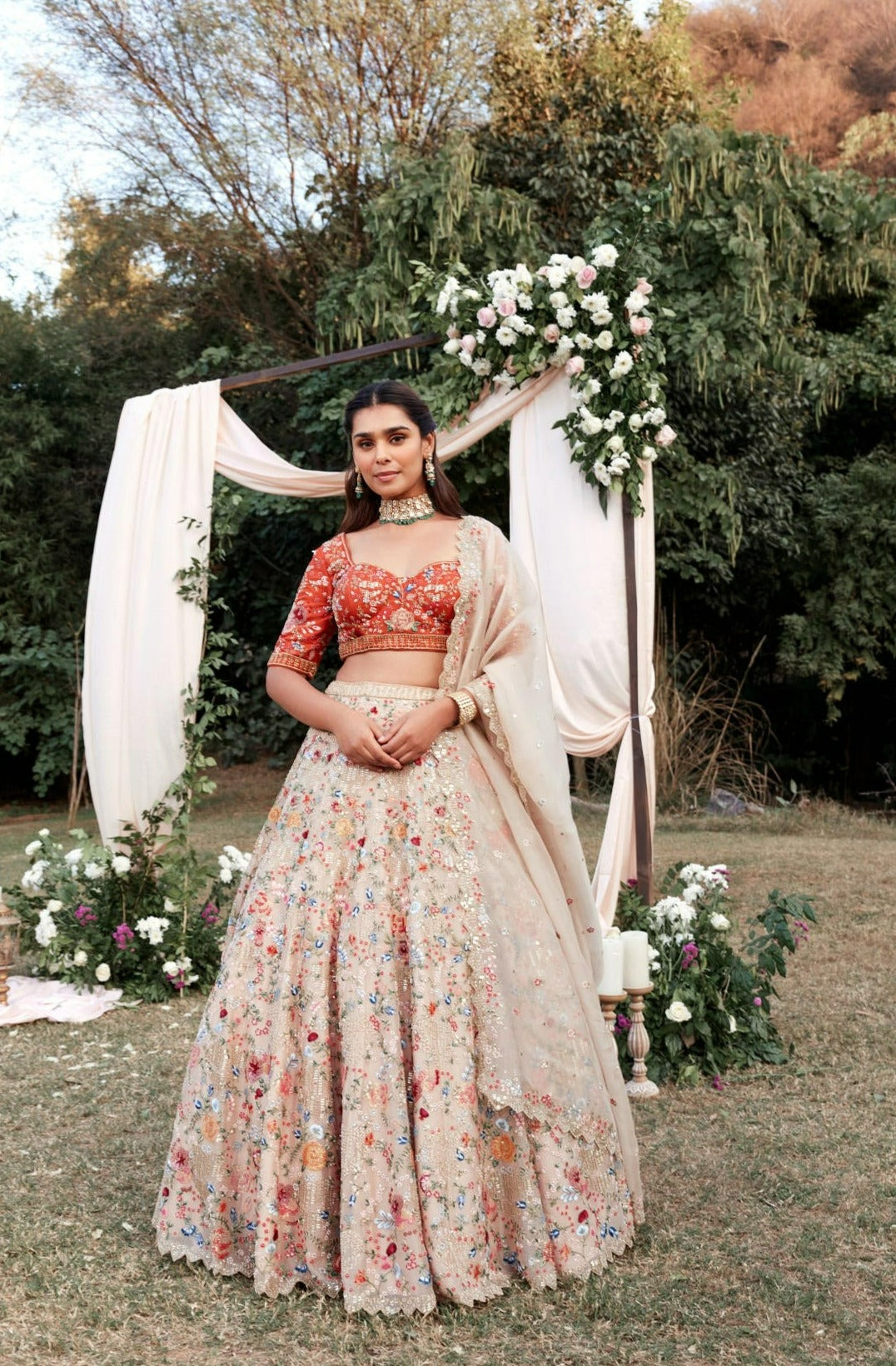 Sunhera Lengha set