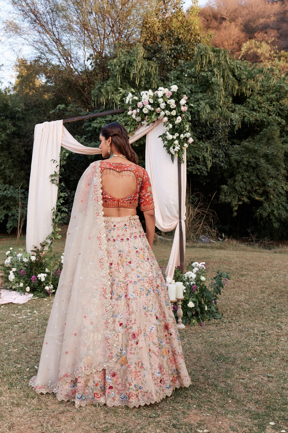 Sunhera Lengha set