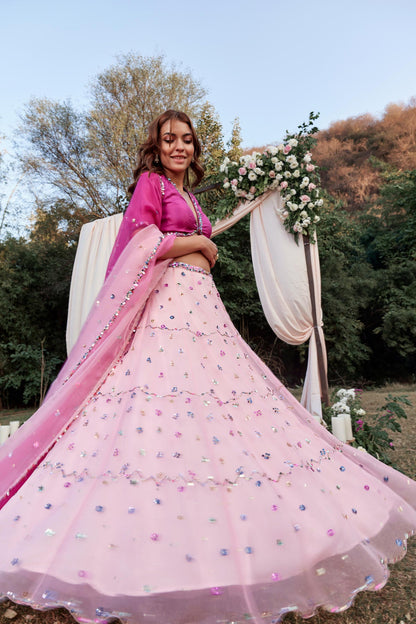 GULMOHAR Lengha set