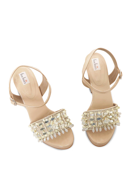 MIRROR BLOCK HEEL