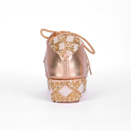 PEARL ALL DAY GOLD SNEAKERS