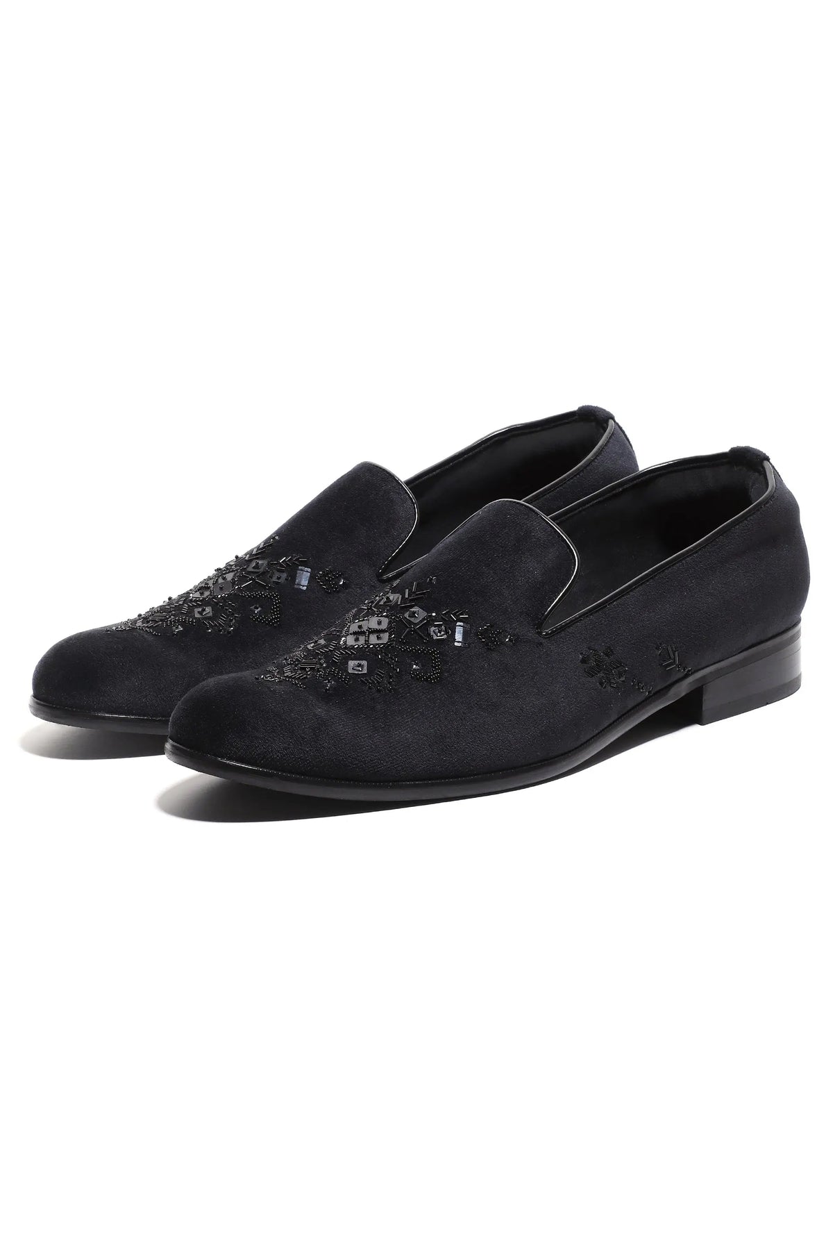 Midnight Luxe Velvet Slip-Ons - Asuka Couture